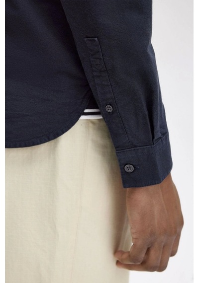 Fred Perry Erkek Lacivert Logolu Oxford Gömlek Çok Renkli