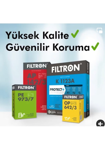 Filtron Fiat Linea 1.3 Jtd Filtre Bakım Seti 2012-2017 Euro 5 411259285