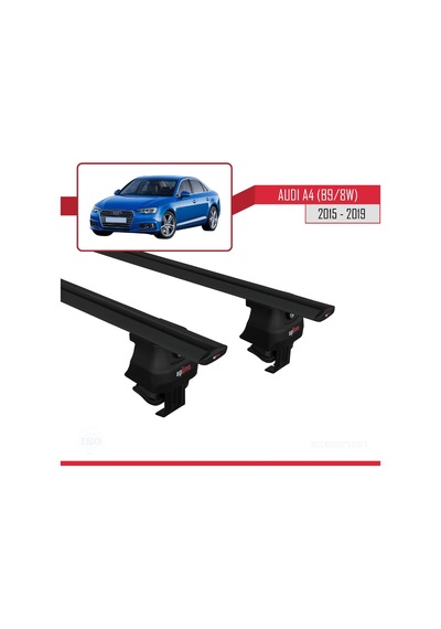 Audi A4 B9/8w 2015-2019 Arası İle Uyumlu Ace-4 Ara Atkı Tavan Barı Siyah