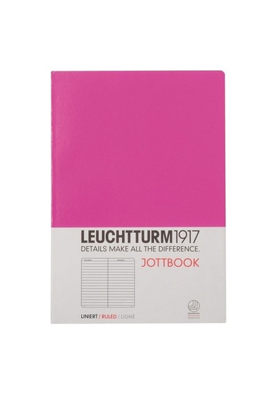 Leuchtturm1917 Jottbook A5 Çizgili Defter Pink 341544 Çok Renkli