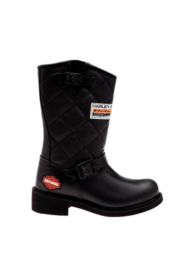 Harley Davidson LACONIA 644 Unisex  BLACK / YAĞLI DERİ Çizme