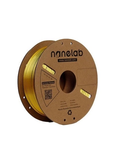 Nanelab Çift Renkli Silk Pla Filament - Siyah-altın - 1.75mm - 1kg