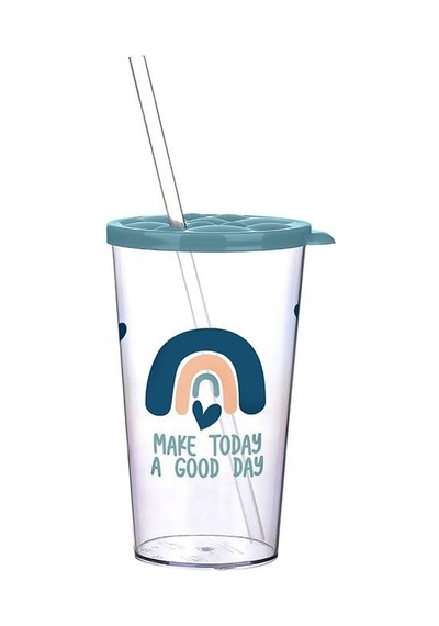 Limonlu Milkshake Baloncuklu Bardak, 700 Ml Kapasite Çok Renkli