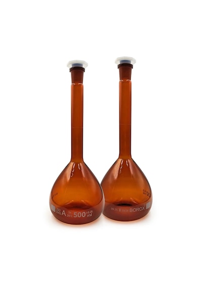 Borox Amber Cam Balon Joje 500 Ml - Pp Tıpalı - Class A Sertifikalı - 2 Adet/paket