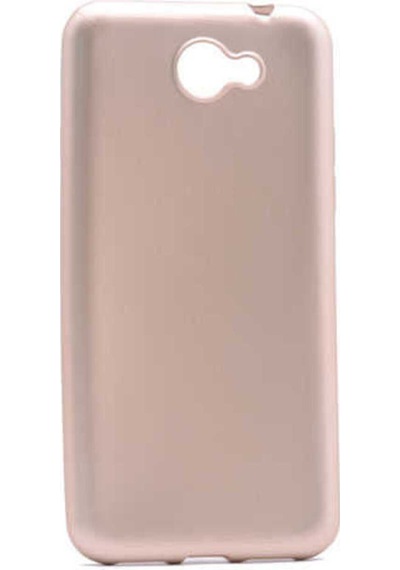 General Mobile 6 Kılıf Zore Premier Silikon Kapak Gold