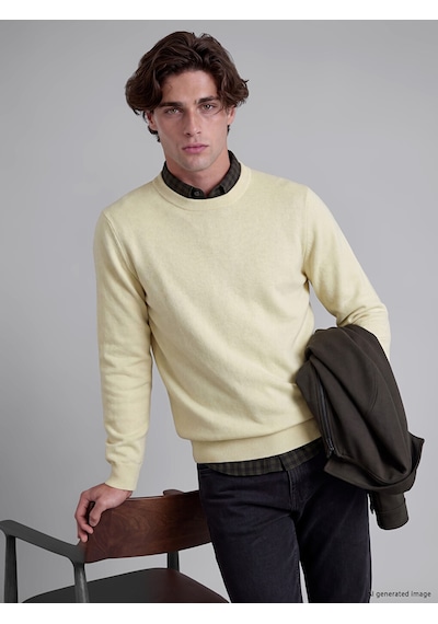 Lcw Vision Sarı Regular Fit Erkek Triko Kazak