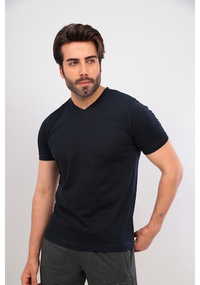 Fore Sport Erkek V Yaka T-shirt Lacivert