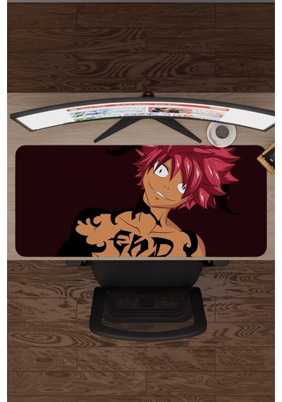Fairy Tail Anime V2 - 90x40 Xxl Gaming Kauçuk Kaymaz Taban Mouse Pad Fare Altlığı