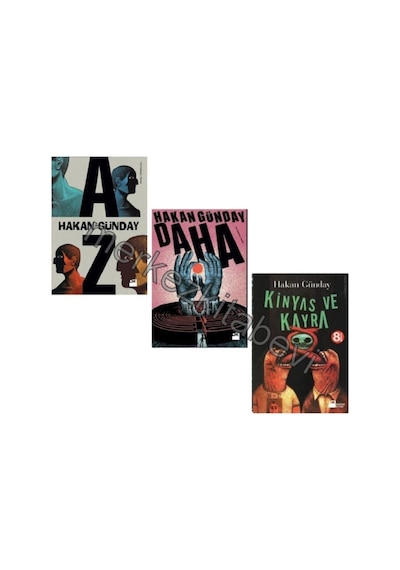 Hakan Günday Seti 3 Kitap Kinyas Kayra Daha Az