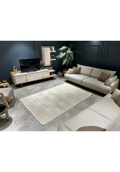 Çam Halı Therapy 8613 Bej Koridor Halısı Kesme Yolluk Mutfak Halısı Modern Halı Bej 2
