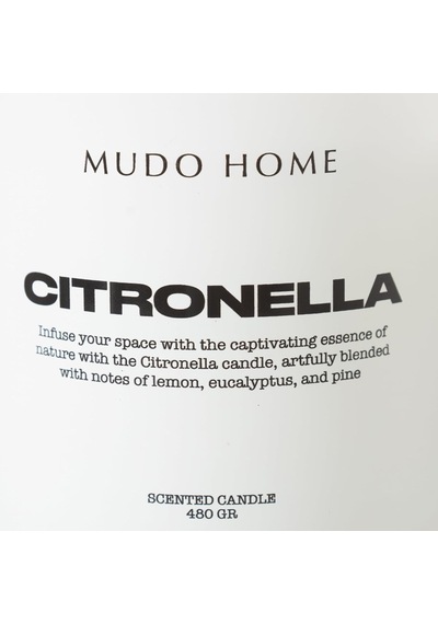Cıtronella Mum 480gr Çok Renkli