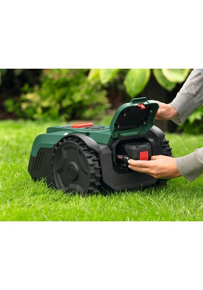 Visimow100 1x 4.0 Ah, Tek Akü + Bıçak Robotik Çim Biçme Makinesi