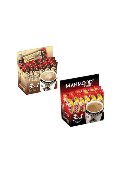 Mahmood Coffee 3'ü 1 arada Sütlü Köpüklü ve 3'ü 1 arada Hazır Kahve 48 x 2