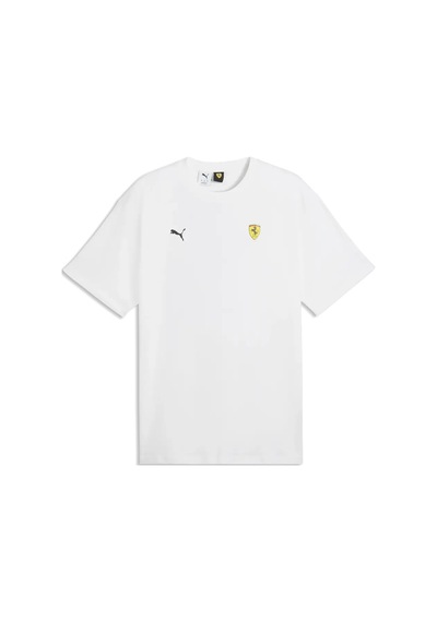 Puma Ferrari Car Graphic Tee 2 Erkek Beyaz T-shirt & Polo