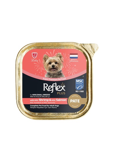Plus Pate Karidesli Ve Somonlu Mini Küçük Irk Köpek Maması 85 Gr