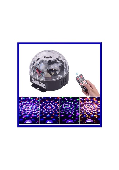 Crystral Mp3 Led Magıc Ball Disko Topu- Projeksiyonlu Gece Lambası