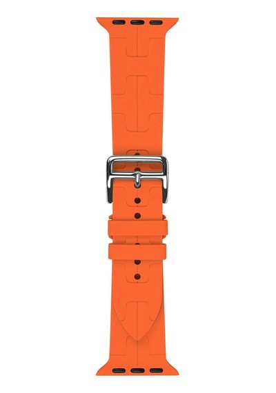 Apple Watch 7 45mm Uyumlu Silikon Kordon Krd-92 - Starlight - T29721