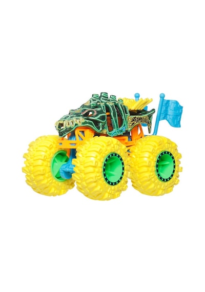 Hot Wheels Monster Trucks Neon Smashers Araç Serisi Podıum Skeles Çok Renkli