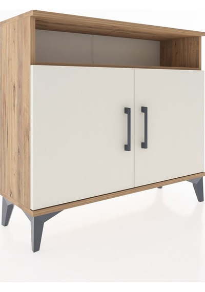 Arges Şifonyer 2 Raflı 2 Kapaklı 88x30x80 Çam-aytaşı Atlas Çam