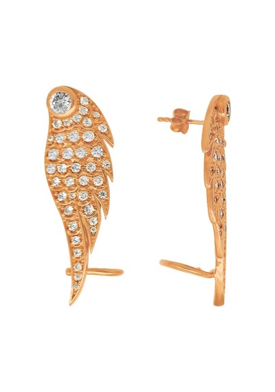 Gümüş Kanat Ear Cuff Küpe G47Kp Altınsepeti