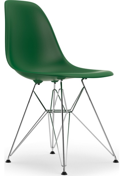 Vitra Eames Dsr Re Sandalye Geri Dönüşümlü Malzeme, Ikonik Tasarım, Dış Mekâna Uygun Yeşil