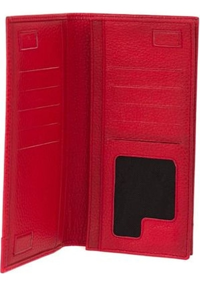 Bilik Deri Kırmızı Rölax Deri Unisex Portföy & Clutch Çanta Ar05
