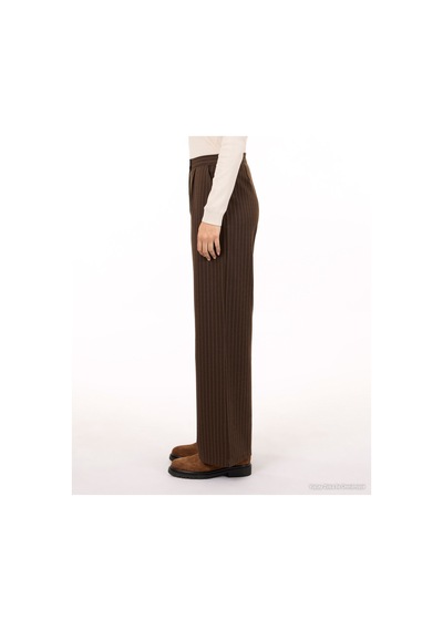 Yargıcı Örme Pantolon 26kkpn3093x 208 Kahverengi