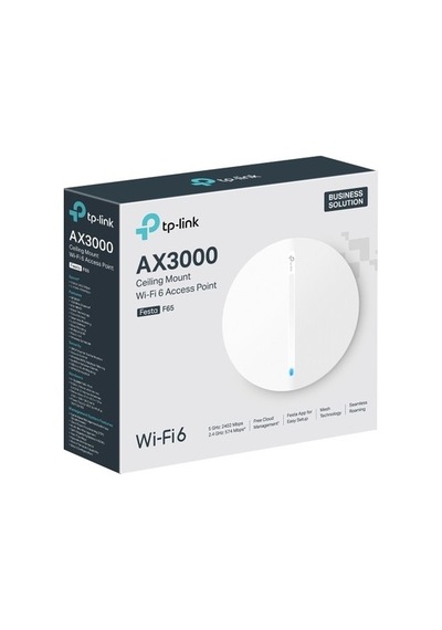 Tp-link Festa F65 Ax3000mbps 1 Gigabit Port Dual-band Wi-fi 6 Tavan Tipi Access