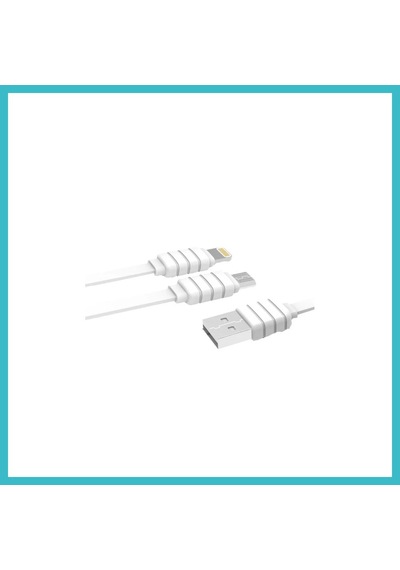 Bezos Konfulon S56 2in1 Lightning-micro Usb Kablo 1.2m 2.1a Dfnbez