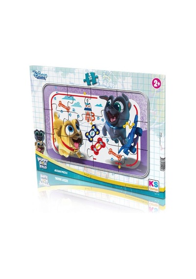 Puzmooyuncak Ks Games 12 Parça Puppy Dog Pals Frame Puzzle