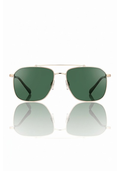 Daniel Klein Dk3284-3 Dikdörtgen Slim Line Polarize Camlı Erkek Güneş Gözlüğü 53-20-145 Gold