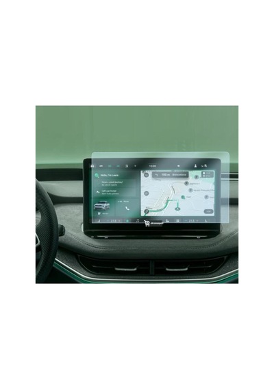 Skoda Enyaq Coupe Uyumlu 13 İnç Araç Ekran Koruyucu Multimedya Nano 9h Kırılmaz Şeffaf