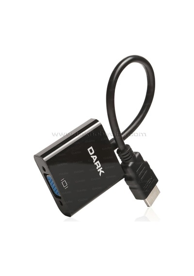 Dark Hdmı To Vga Ve Ses Dijital Analog Dönüştürücüsü (Dk-Hd-Ahdmı