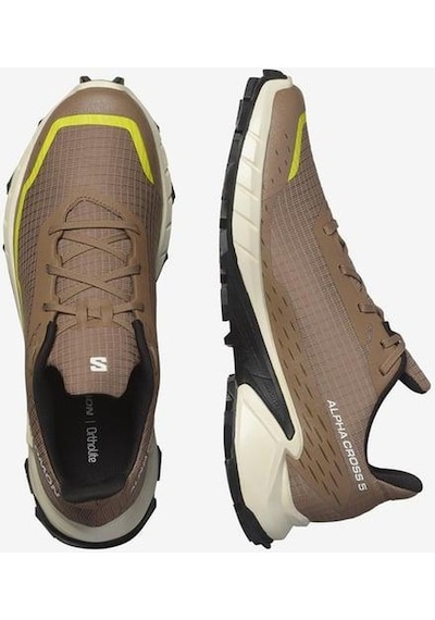 Salomon Alphacross 5 Erkek Koşu Ayakkabı - Kahverengi