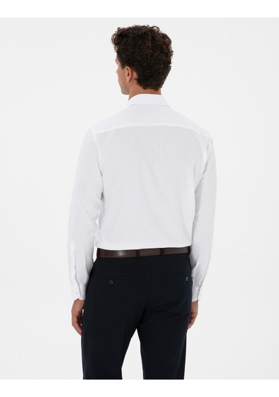 Pierre Cardin Erkek Beyaz Gömlek Desenli 50312330-vr013 Beyaz