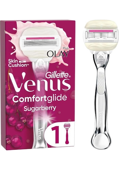 Gillette Venus Comfort Glide Sugarberry Tıraş Makinesi + Yedek Başlık