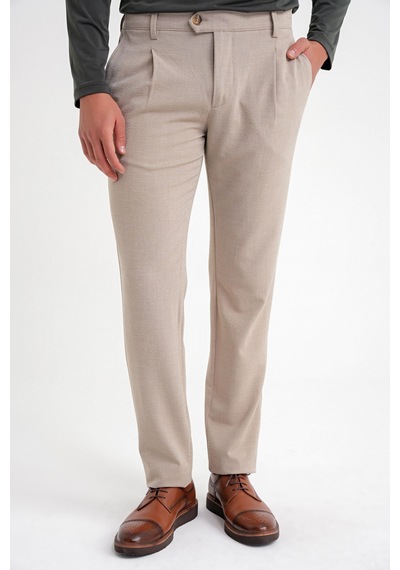 Efor P 1174 Pantolon Comfort Bej-1 Casual Bej
