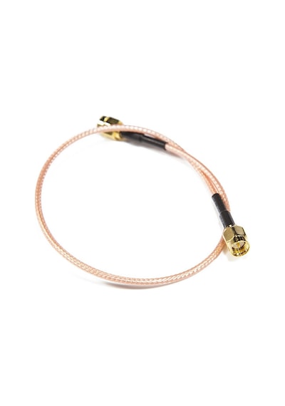 Alkatronik-30Cm Rg316 Sma Erkek - Erkek Rf Kablo 0-6Ghz 50 Ohms 0.3Db Esnek