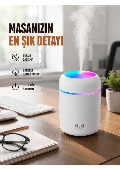 Kompakt Boyutlu Nemlendirici 30-45ml/h Buhar Kapasiteli Diğer