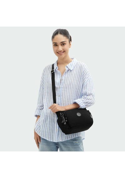 Kipling Gabb S Küçük Boy Omuz Çantası Siyah