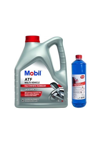 Mobil Atf Multi Vehicle Otomatik Şanzıman Yağı 4 L + Gojo Antifirizli Cam Suyu