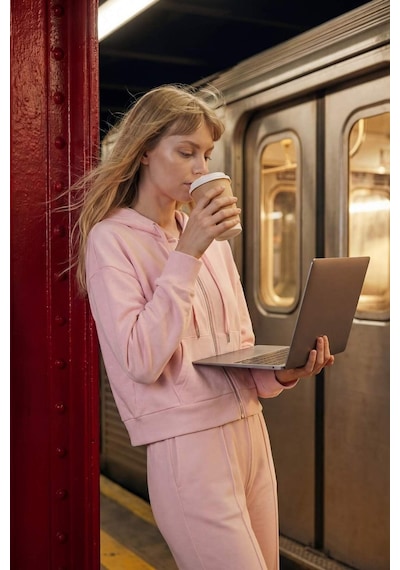 Defacto Loose Fıt Kapüşonlu Modal Hırka G2204ax26sppn74 Pembe-pn74