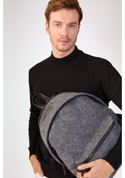 Dufy %100 Pamuk Slim Fit Düz Erkek Triko - Siyah