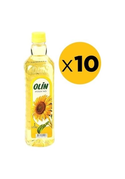 Olin Ayçiçek Yağı 1 Lt X 10 Adet