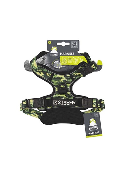M-pets Hiking Reflektörlü Köpek Göğüs Tasması Kamuflaj Medium 40-75 Cm 244-58021.02 Çok Renkli