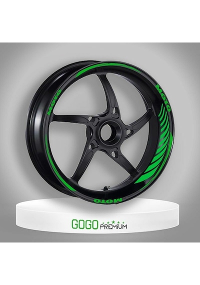 Reflektör Yeşil Universal Racing Şerit Çok Renkli