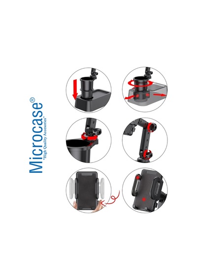 Microcase Araç İçi 2in1 Bardak ve Telefon Tutucu 30 cm - AL3488