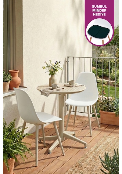 Vilinze Tilia Plastik Bahçe Balkon Bistro Seti Katlanır Masa 60 60 Cm Beyaz Bej Vilinze Tilia Plastik Bahçe Balkon Bistro Seti Katlanır Masa 60 60 Cm Beyaz Bej