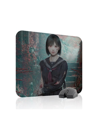 Silent Hill Kaymaz Dikişli Kauçuk Oyuncu Mousepad V1 - 48x40 Xl Gaming Mouse Pad Fare Altlığı