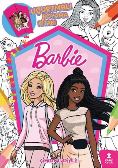 Barbie   Uçurtmalı Boyama Kitabı  Çıkartma Hediyeli!